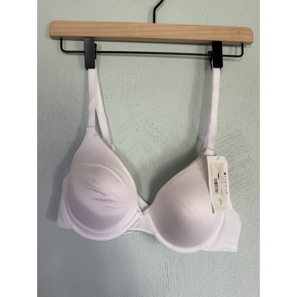Maidenform Comfort Devotion Underwire T-Shirt Bra White 38B 09402